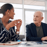 A multigenerational workforce in a meeting