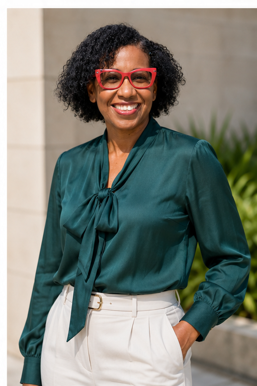 Dawnette green blouse